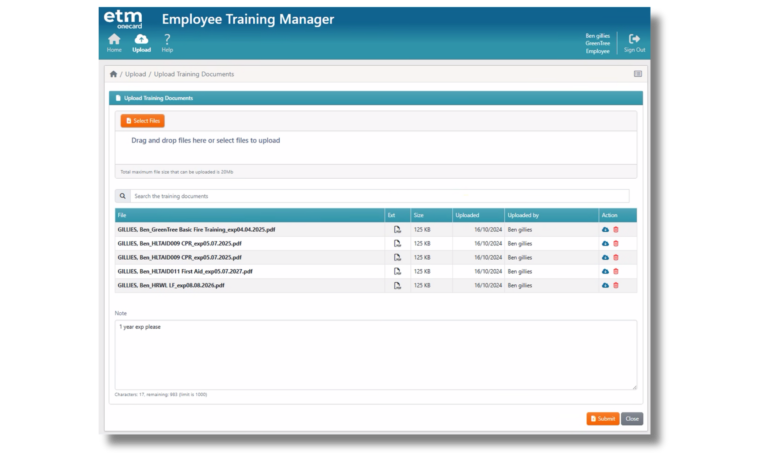 EMployee Training Manager Screenshot 6